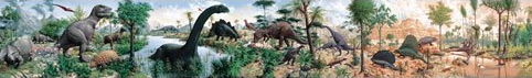 Age of Reptiles - mural by Rudolph Zallinger